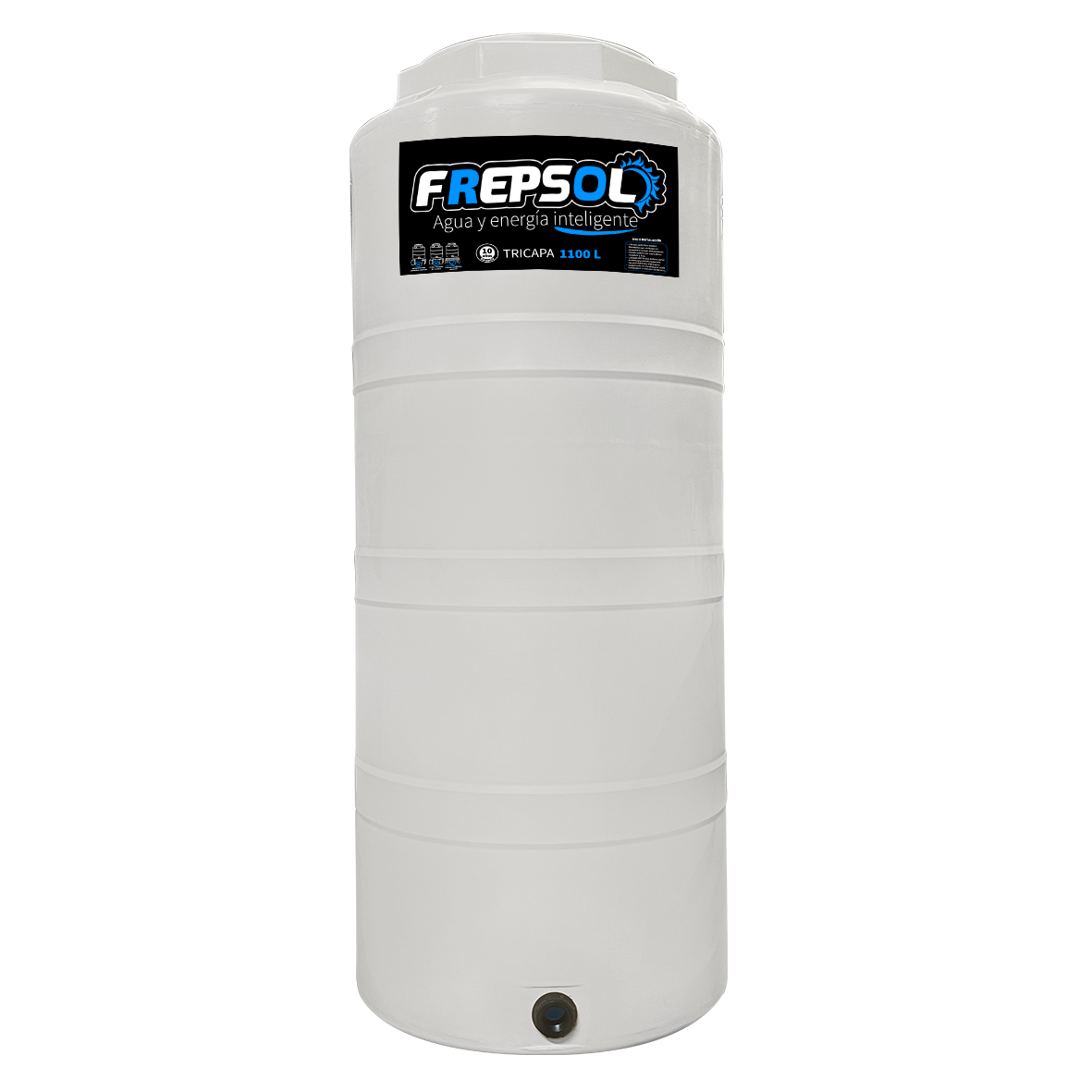 CISTERNA VERTICAL BLANCO 1100 LTS